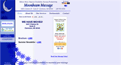 Desktop Screenshot of moonbeam-massage.com
